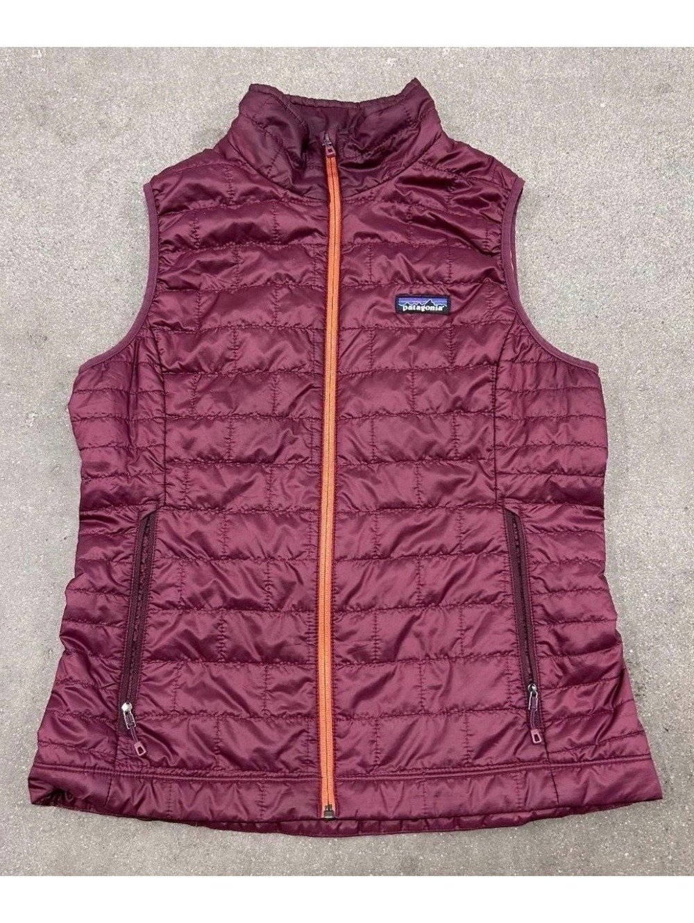 Patagonia Women’s Medium Nano Puff Classic Light Balsamic Full Zip Vest Jacket!